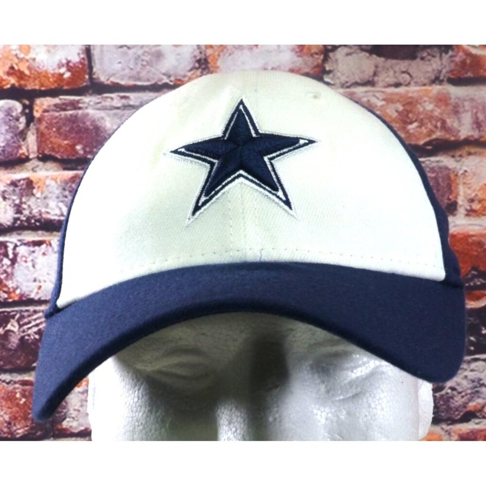 Dallas Cowboys New Era NFL Cap With Star Logo & Embroidered Back Text Navy/White